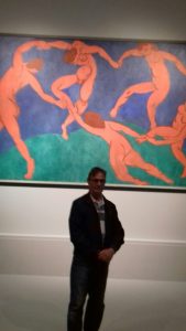 henri matisse, the dancers, pushin museum moscow. visited by art teacher and artist roy munday. art classes for beginners, watercolours on merseyside