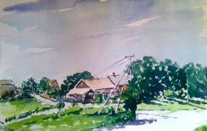 watercolour painting, artist roy munday, teaches art classes on merseyside, liverpool, southport, formby, preston, lancashire and ormskirk