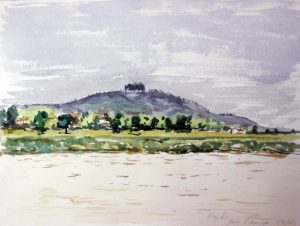 beginners watercolour class, sefton and southport. watercolour by roy munday, may hill, gloucestershire