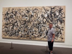 roy munday, artist, liverpool, trip to new york, jackson pollock's painting