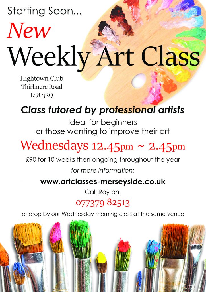 beginners art class, learning to draw and paint, also life drawing, at Hightown, Formby, L38 3RQ Merseyside, starting soon